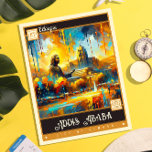 Addis Ababa, Ethiopia | Vintage Painting Postcard<br><div class="desc">Step into the vibrant heart of Africa with our captivating Vintage Painting Postcard featuring the bustling cityscape of Addis Ababa, Ethiopia. This stunning artwork exudes the charm of retro travel posters and vintage advertising prints, drawing you in with its expressive brushstrokes and vivid colour palette. As you gaze upon the...</div>