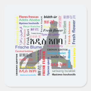 Addis Ababa Square Sticker