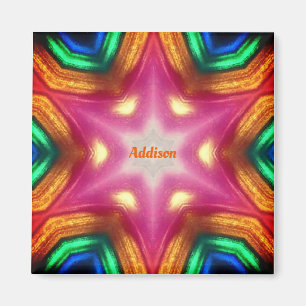 ADDISON ~ Gleaming Abstract Pattern ~ Magnet