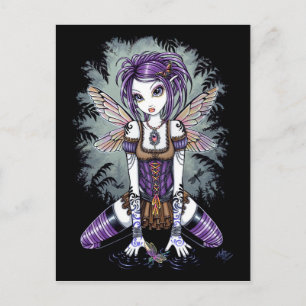 "Addison" Misty Dragonfly Fairy Postcard