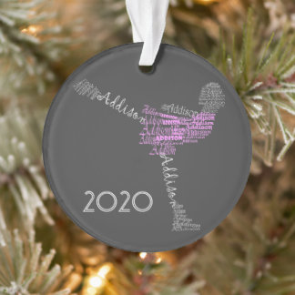 Addison Personalised Ice Figure Skater Ornament