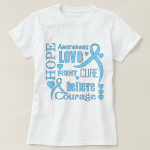 Addison’s Disease Hope Words Collage T-Shirt