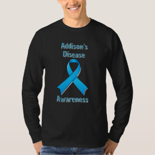 Addison's Disease Awareness   Blue Ribbon T-Shirt