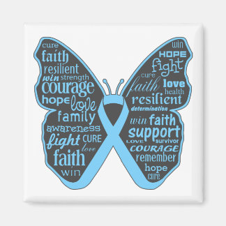 Addison's Disease Awareness Butterfly Ribbon Magnet