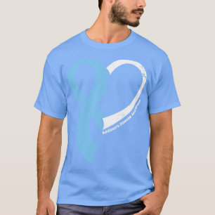 Addisons Disease Awareness Hople Love Heart Ribbon T-Shirt