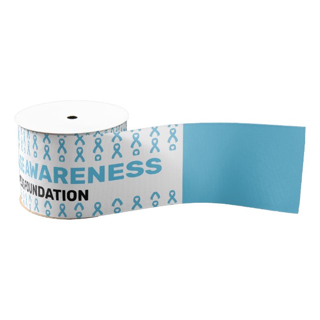 Addison's Disease Awareness Pattern Ribbon Grosgrain Ribbon (Spool)