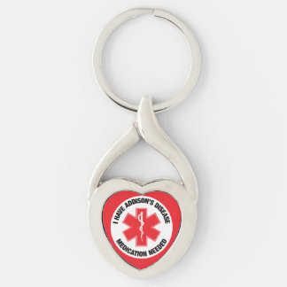 Addison's Disease Key Ring