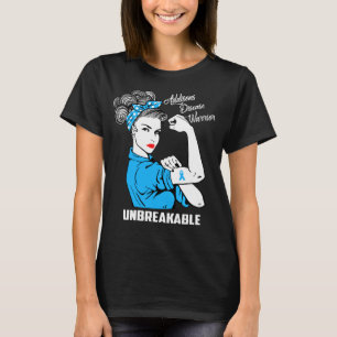Addisons Disease Warrior Unbreakable T-Shirt