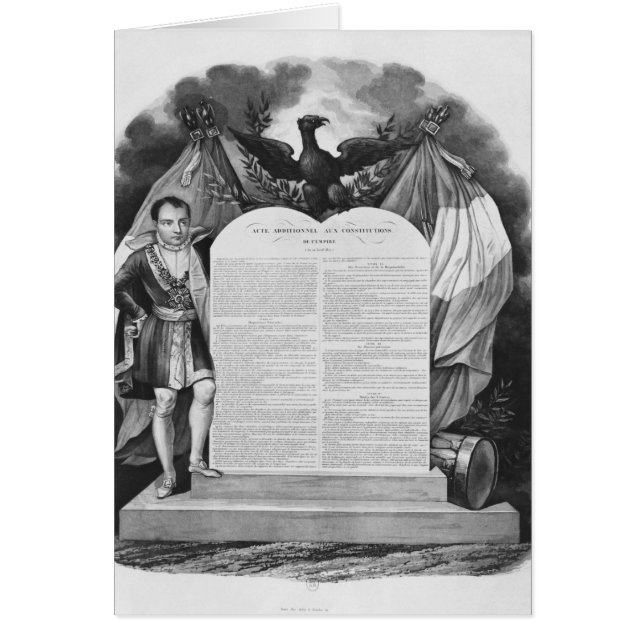 Additional act of 22nd April 1815 (Front)