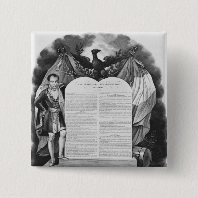 Additional act of 22nd April 1815 15 Cm Square Badge (Front)