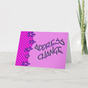 Address change announcement