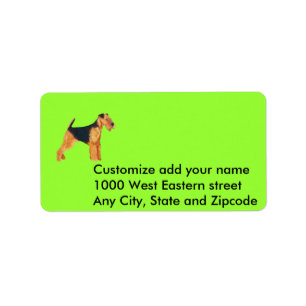 Address Label - Airedale Terrier