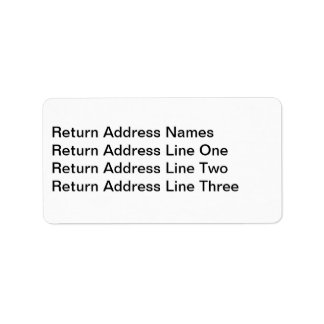 Address label for RSVP card envelopes