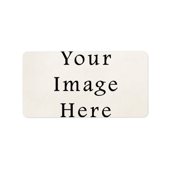 Address Label Personalised Sticker Labels Template (Front)