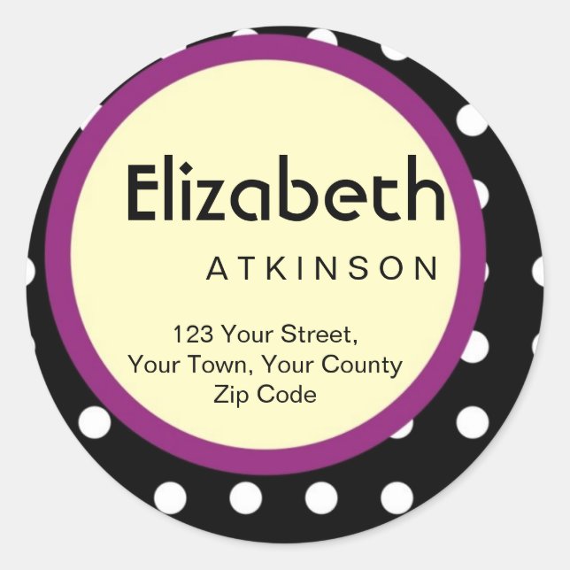 Address Label Stickers (Front)