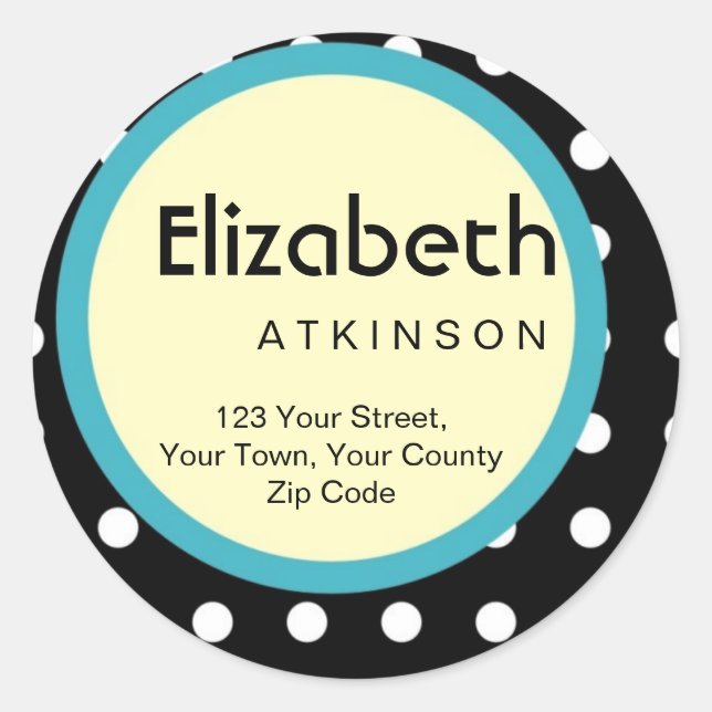 Address Label Stickers (Front)