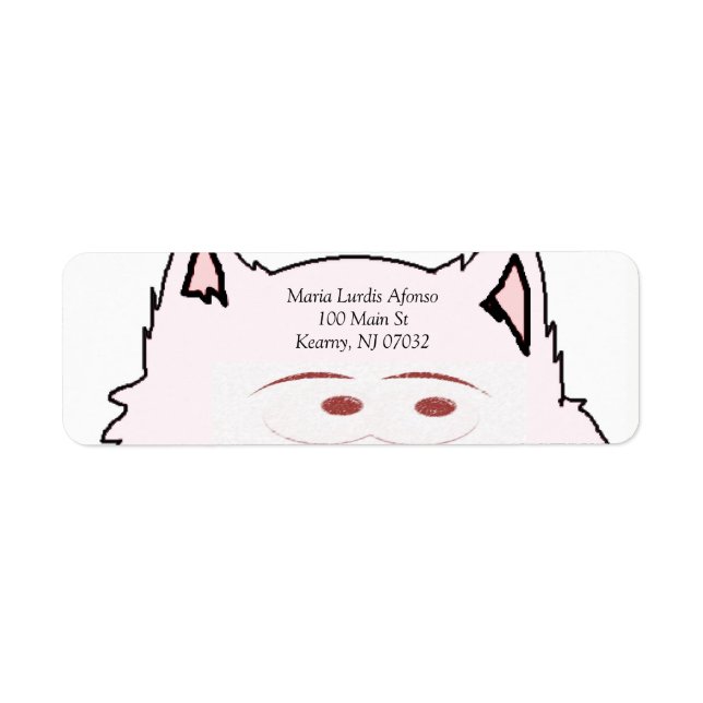 Address labels (Front)