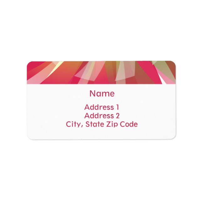 Address Labels - Abstract (Front)