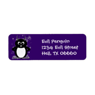 Address Labels - Evil Penguin