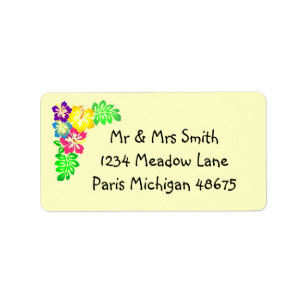 Address Labels/Floral Label