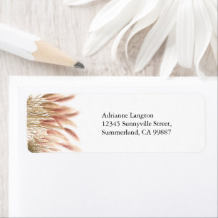 Address Labels, Flower Floral Address Stickers
