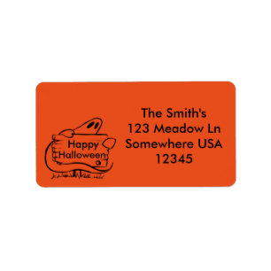 Address Labels/Halloween Ghost Label