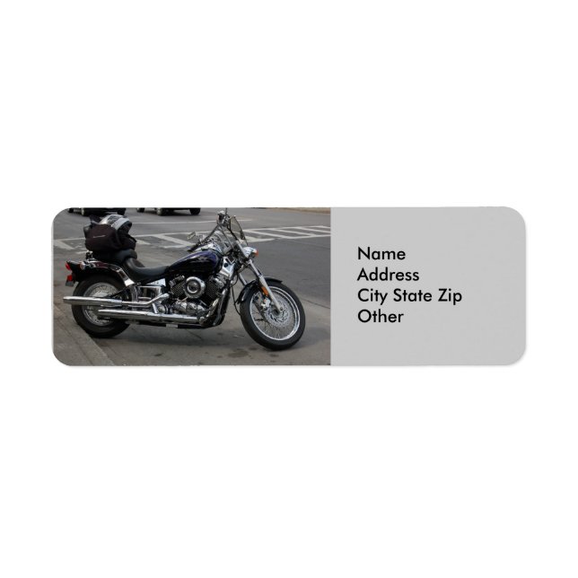 Address Labels  Motorcycle (Front)