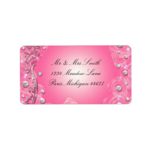 Address Labels/Roses and Diamonds Label