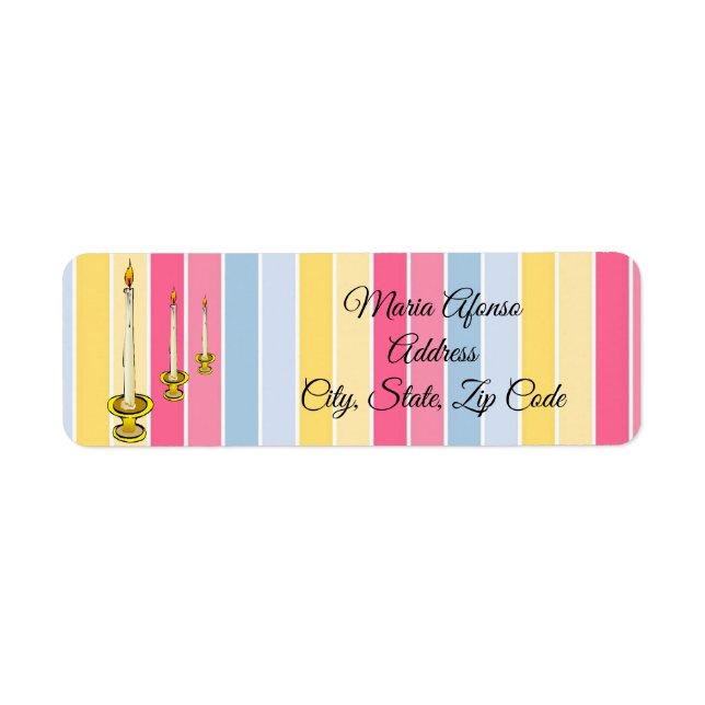 Address labels Stripe (Front)