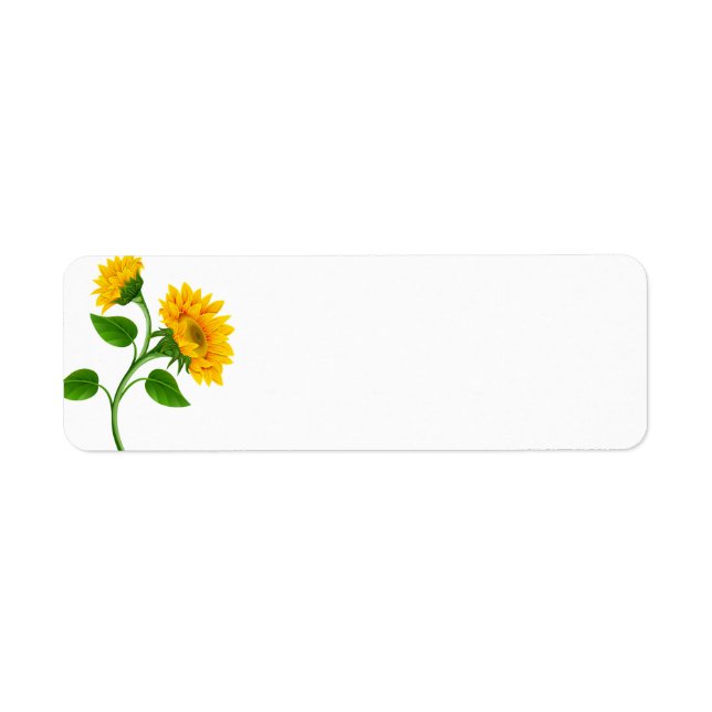Address Labels-Sunflowers (Front)