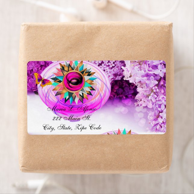 Address Return Labels Floral (Insitu)
