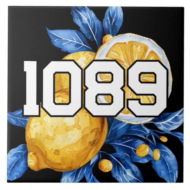 Address Tile Editable Numbers (Front)