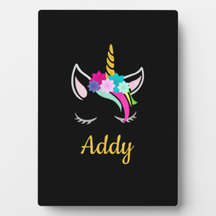 Addy Unicorn Name Shirt for Addy T-Shirt Plaque