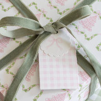 Addy's Gingham Bow Favour Tags