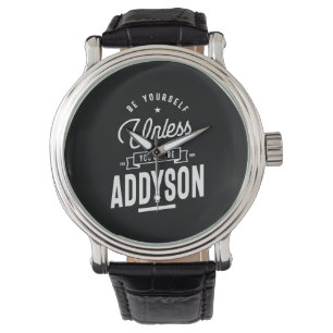 Addyson Personalised Name Birthday Watch