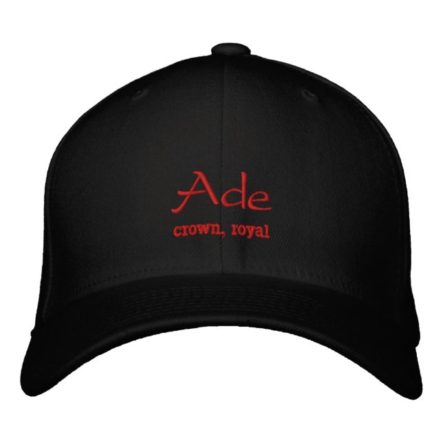 Ade Name Cap / Hat (Front)