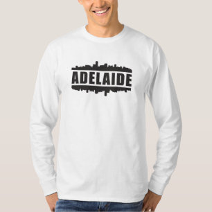 Adelaide Australia Skyline Cityscape Funny Gift T-Shirt