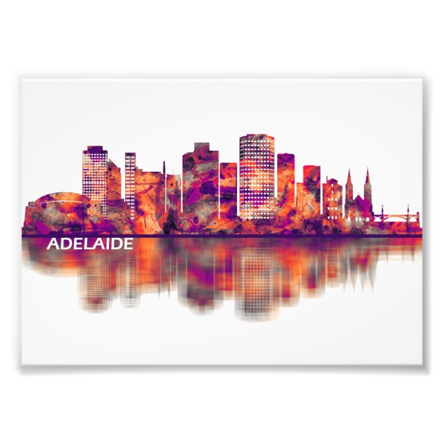 Adelaide Australia Skyline Photo Print (Front)