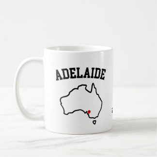 Adelaide City Map Customized Year Coffee Mug