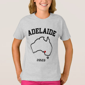 Adelaide City  Map Customized Year T-Shirt