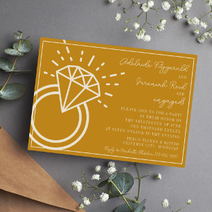 Adelaide   Curated Colour   Engagement Party Invitation