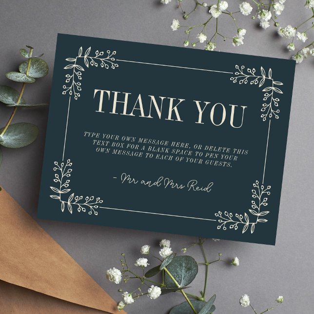 Adelaide | Curated Colours | Wedding Thank You Car Card (Creator Uploaded)