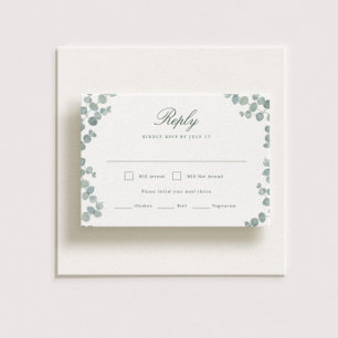 Adelaide Wedding Horizontal RSVP Card