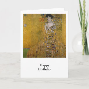 Adele Bloch Bauer by Gustav Klimt Card