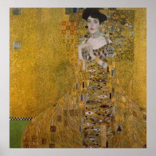 Adele Bloch Bauer by Gustav Klimt Poster