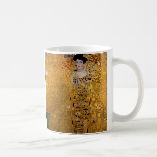 Adele Bloch-Bauer's Portrait by Gustav Klimt 1907 Coffee Mug (Right)