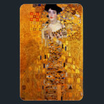 Adele Bloch-Bauer's Portrait by Gustav Klimt Magnet<br><div class="desc">Gustav Klimt - Adele Bloch-Bauer's Portrait 1907. Previous location of this painting: formerly Österreichische Galerie in the Belvedere palace in Vienna. This painting was sold for $135 million to Ronald S. Lauder, in 2006, who brought it to his Neue Galerie in New York City. At that time it was the...</div>