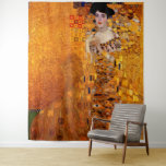 Adele Bloch-Bauer's Portrait by Gustav Klimt Tapestry<br><div class="desc">Adele Bloch-Bauer's Portrait by Gustav Klimt Tapestry #2 Gustav Klimt - Adele Bloch-Bauer's Portrait. Formerly location of this painting: Österreichische Galerie in the Belvedere palace in Vienna. This painting was sold for $135 million to Ronald S. Lauder. Now the painting is displayed to his Neue Galerie in New York City....</div>