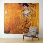 Adele Bloch-Bauer's Portrait by Gustav Klimt Tapestry<br><div class="desc">Gustav Klimt - Adele Bloch-Bauer's Portrait.  Formerly location of this painting: Österreichische Galerie in the Belvedere palace in Vienna. This painting was sold for $135 million to Ronald S. Lauder. Now the painting is displayed to his Neue Galerie in New York City.</div>