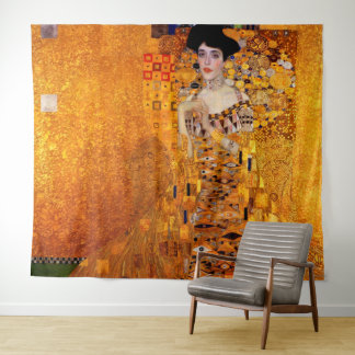 Adele Bloch-Bauer's Portrait by Gustav Klimt Tapestry